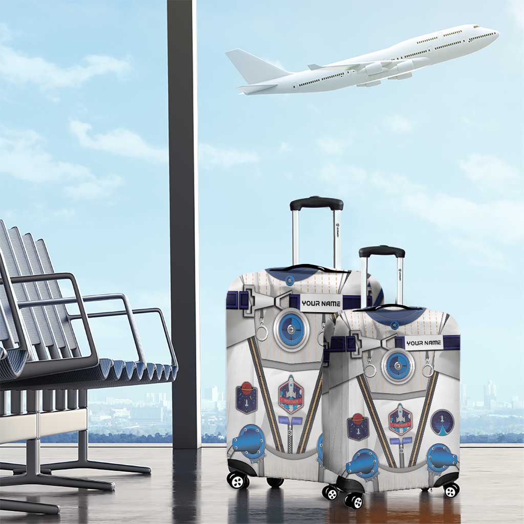 Personalized Astronaut Luggage Cover Space Diving Suit - Wonder Print Shop