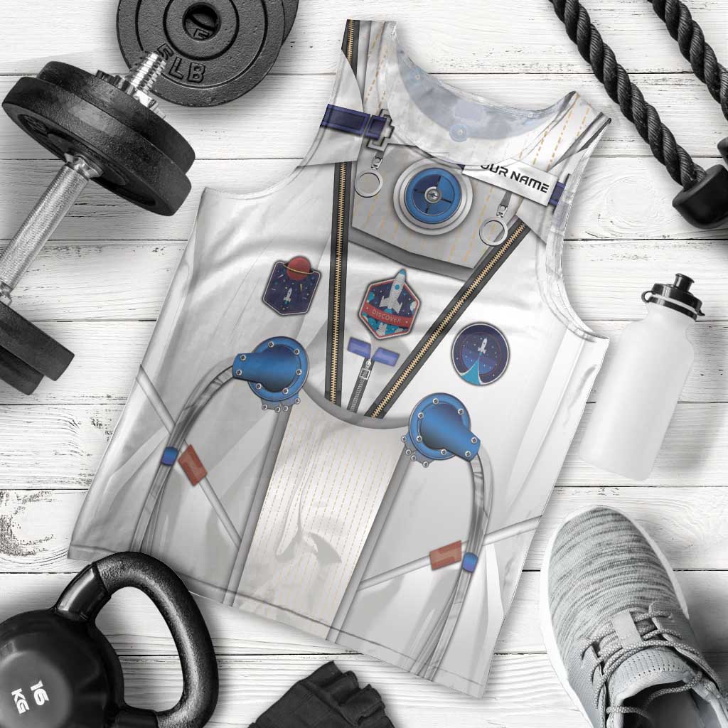 Personalized Astronaut Men Tank Top Space Diving Suit - Wonder Print Shop