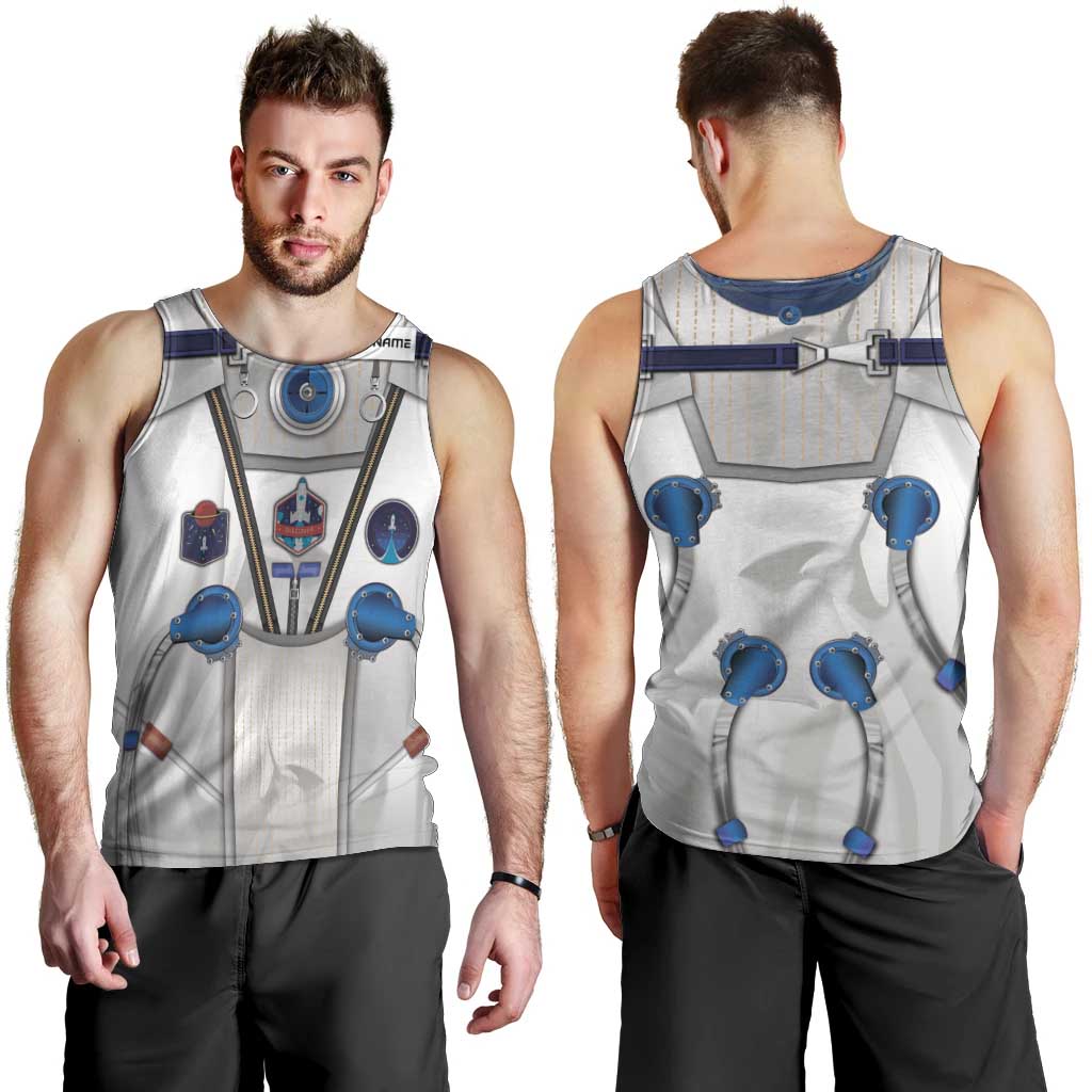 Personalized Astronaut Men Tank Top Space Diving Suit - Wonder Print Shop