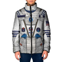 Personalized Astronaut Padded Jacket Space Diving Suit - Wonder Print Shop