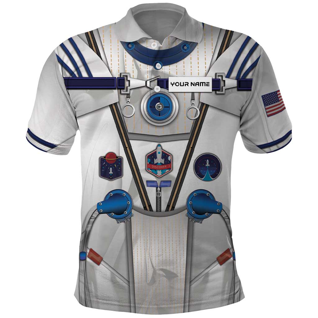 Personalized Astronaut Polo Shirt Space Diving Suit - Wonder Print Shop