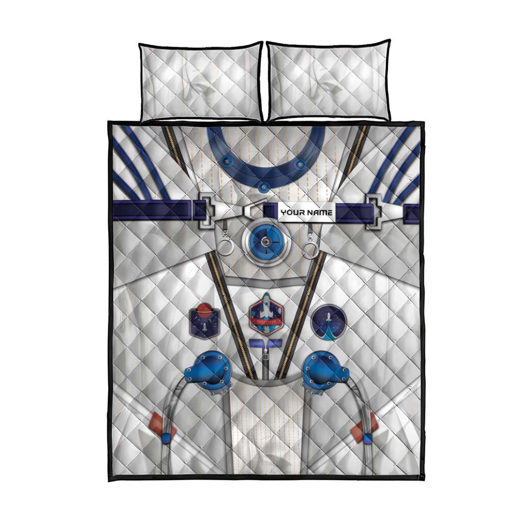 Personalized Astronaut Quilt Bed Set Space Diving Suit - Wonder Print Shop