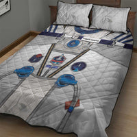 Personalized Astronaut Quilt Bed Set Space Diving Suit - Wonder Print Shop