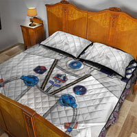 Personalized Astronaut Quilt Bed Set Space Diving Suit - Wonder Print Shop