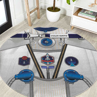 Personalized Astronaut Round Carpet Space Diving Suit - Wonder Print Shop