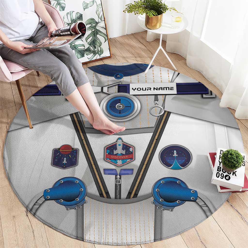 Personalized Astronaut Round Carpet Space Diving Suit - Wonder Print Shop