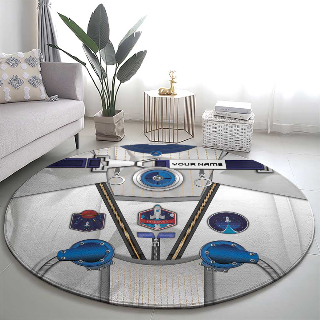 Personalized Astronaut Round Carpet Space Diving Suit - Wonder Print Shop