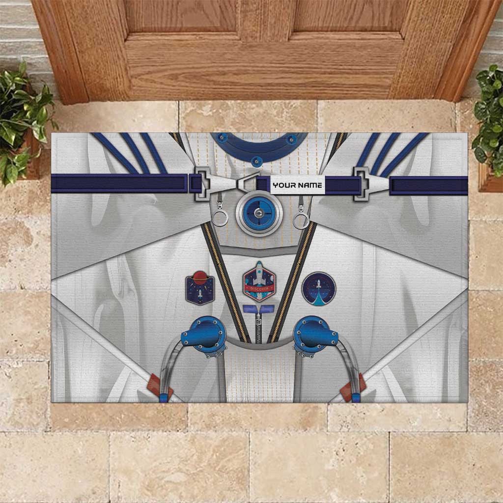 Personalized Astronaut Rubber Doormat Space Diving Suit - Wonder Print Shop