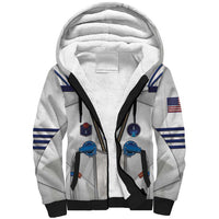 Personalized Astronaut Sherpa Hoodie Space Diving Suit - Wonder Print Shop
