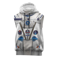 Personalized Astronaut Sleeveless Hoodie Space Diving Suit - Wonder Print Shop