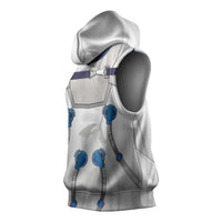 Personalized Astronaut Sleeveless Hoodie Space Diving Suit - Wonder Print Shop