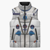 Personalized Astronaut Sleeveless Puffer Jacket Space Diving Suit - Wonder Print Shop