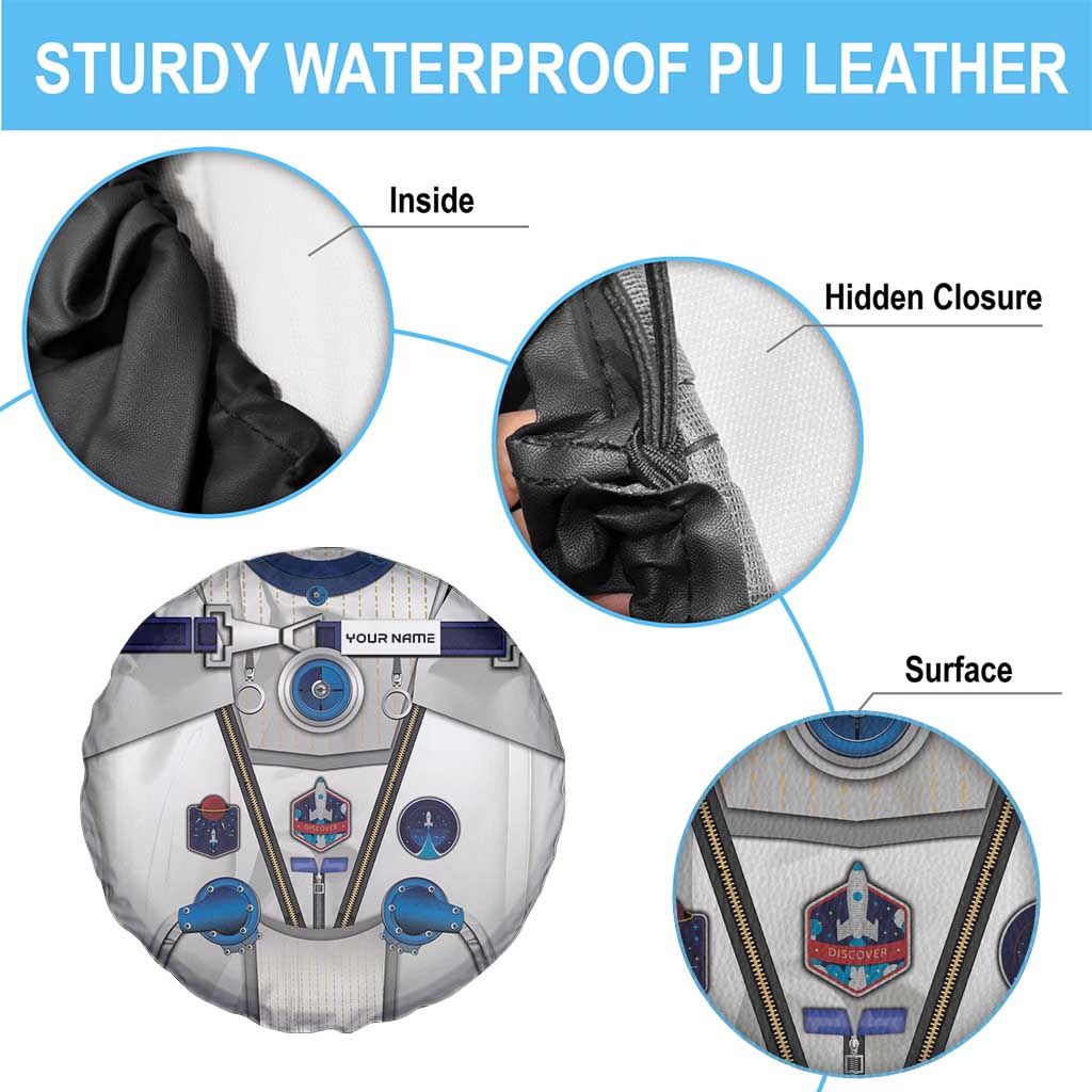 Personalized Astronaut Spare Tire Cover Space Diving Suit - Wonder Print Shop