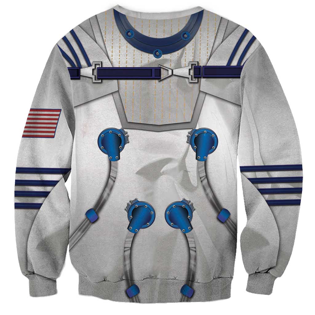 Personalized Astronaut Sweatshirt Space Diving Suit - Wonder Print Shop