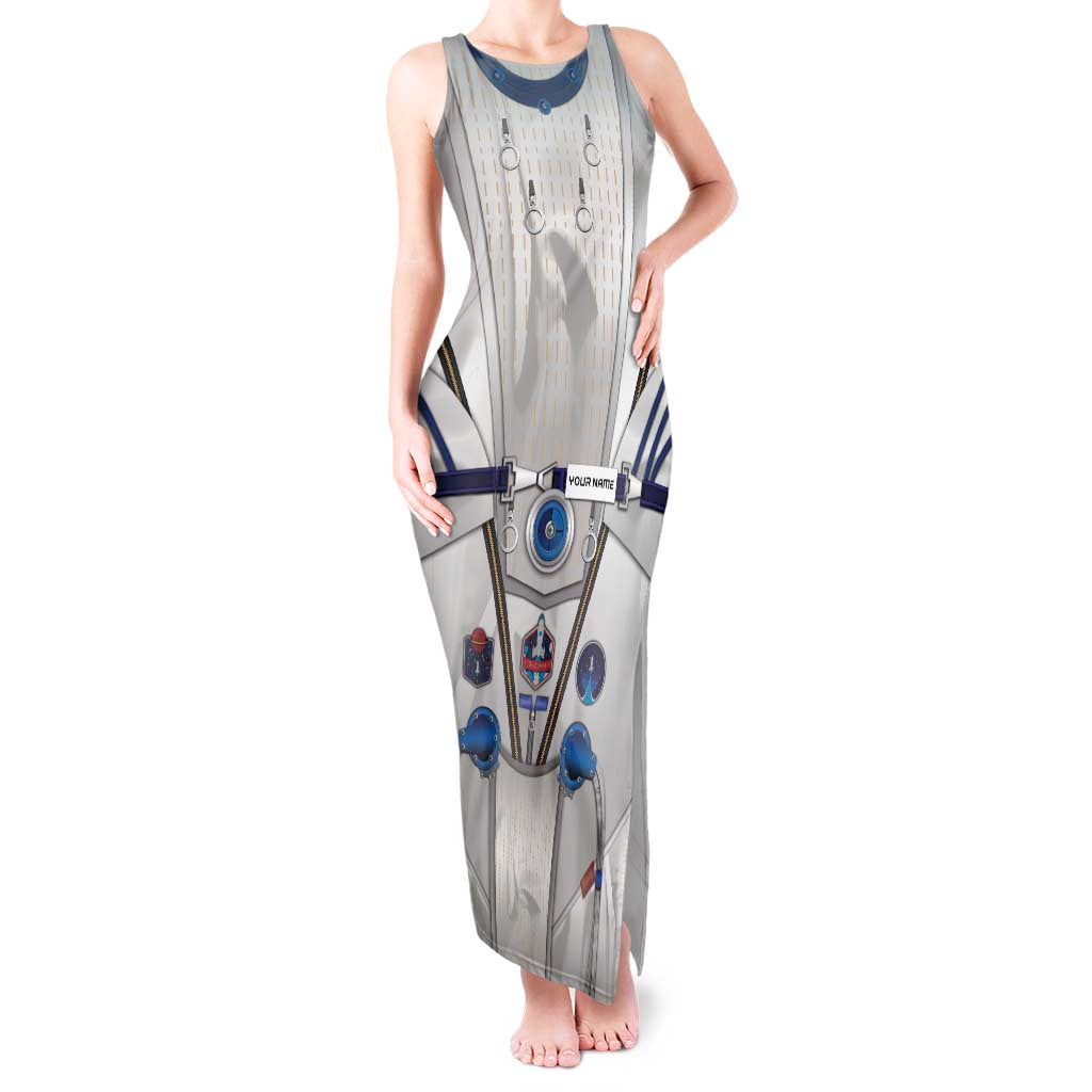 Personalized Astronaut Tank Maxi Dress Space Diving Suit - Wonder Print Shop