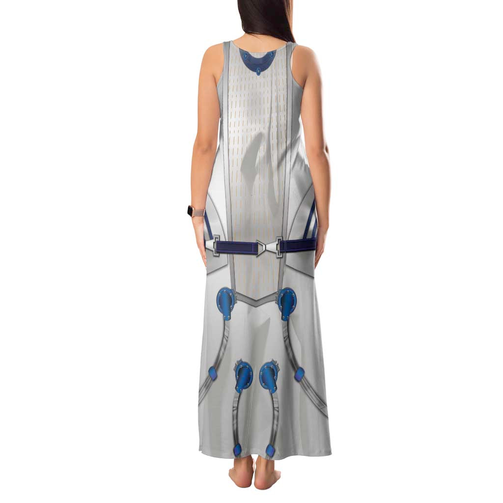 Personalized Astronaut Tank Maxi Dress Space Diving Suit - Wonder Print Shop