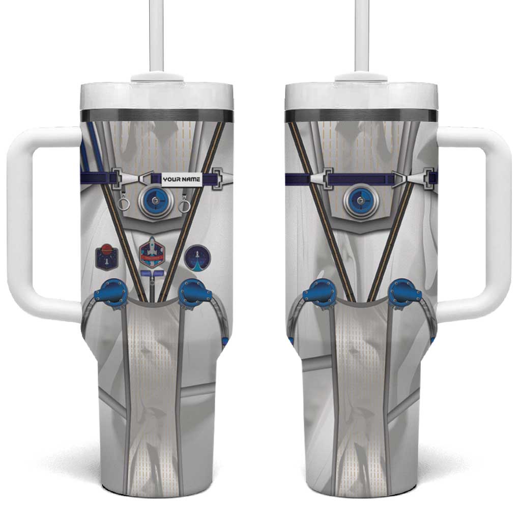 Personalized Astronaut Tumbler With Handle Space Diving Suit - Wonder Print Shop