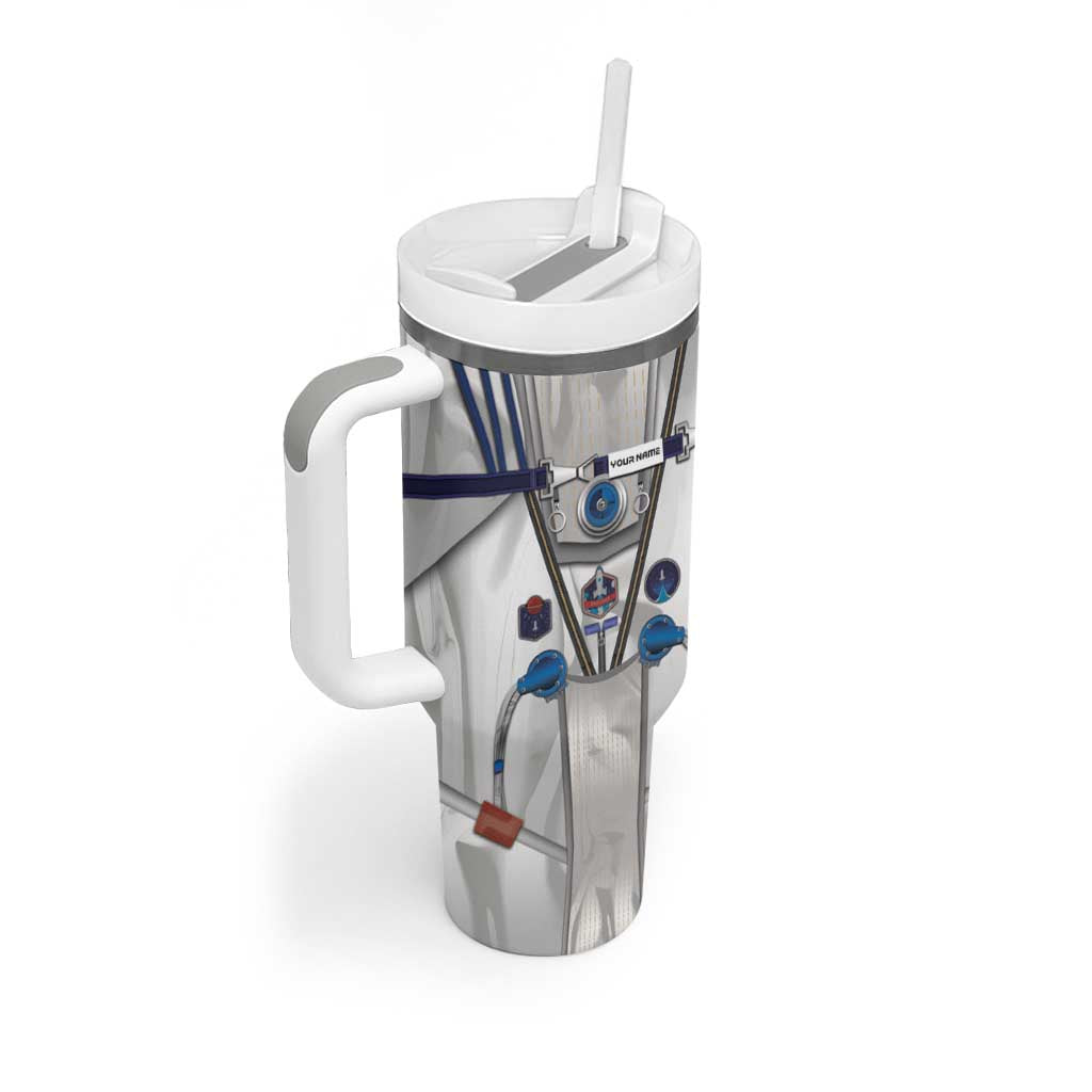 Personalized Astronaut Tumbler With Handle Space Diving Suit - Wonder Print Shop