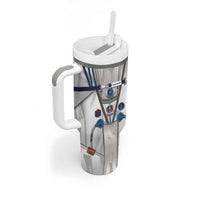 Personalized Astronaut Tumbler With Handle Space Diving Suit - Wonder Print Shop