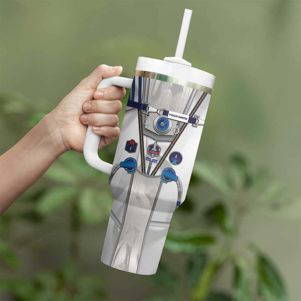Personalized Astronaut Tumbler With Handle Space Diving Suit - Wonder Print Shop