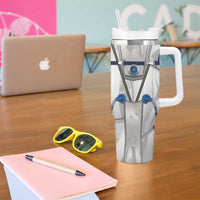 Personalized Astronaut Tumbler With Handle Space Diving Suit - Wonder Print Shop