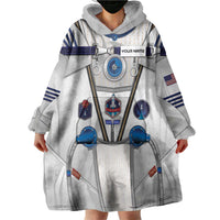 Personalized Astronaut Wearable Blanket Hoodie Space Diving Suit - Wonder Print Shop