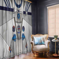 Personalized Astronaut Window Curtain Space Diving Suit - Wonder Print Shop
