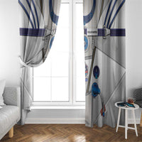 Personalized Astronaut Window Curtain Space Diving Suit - Wonder Print Shop