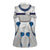 Personalized Astronaut Women Sleeveless Polo Shirt Space Diving Suit - Wonder Print Shop