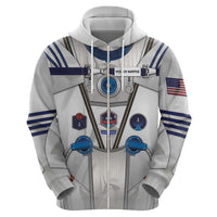 Personalized Astronaut Zip Hoodie Space Diving Suit - Wonder Print Shop