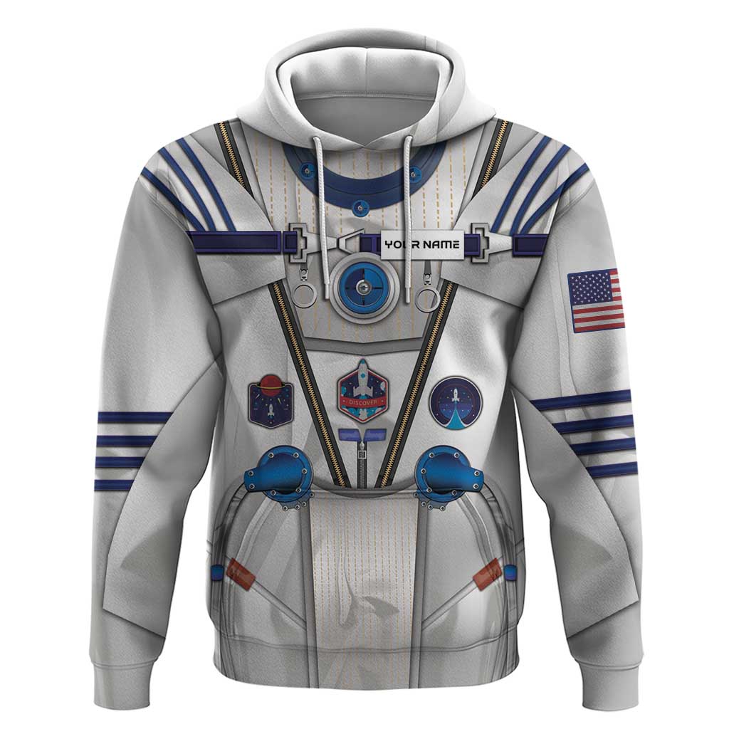 Personalized Astronaut Zip Hoodie Space Diving Suit - Wonder Print Shop
