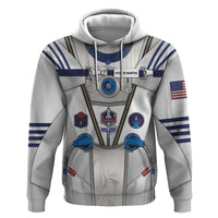 Personalized Astronaut Zip Hoodie Space Diving Suit - Wonder Print Shop