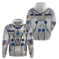 Personalized Astronaut Zip Hoodie Space Diving Suit - Wonder Print Shop