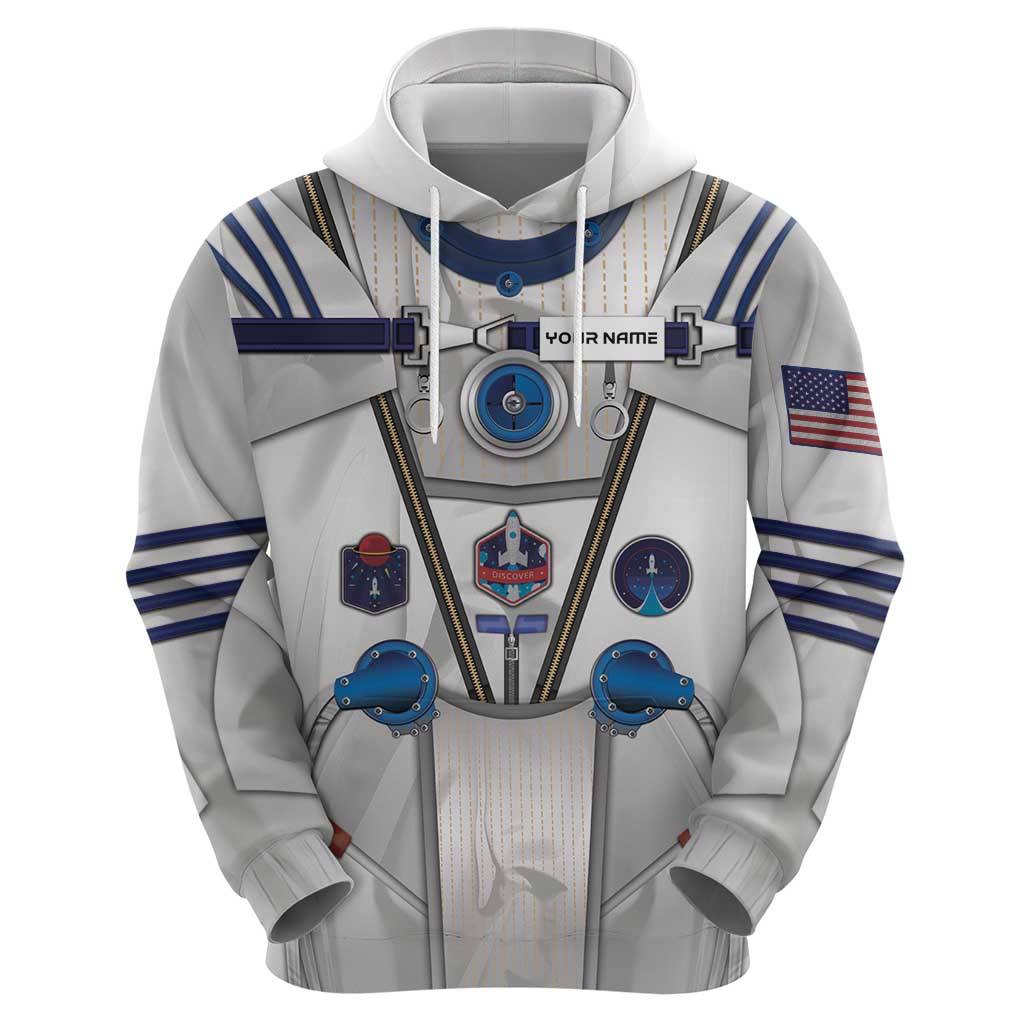 Personalized Astronaut Zip Hoodie Space Diving Suit - Wonder Print Shop
