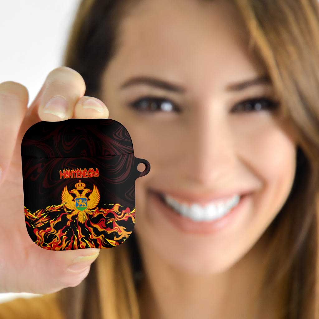 Montenegro AirPods Case Coat Of Arms Fire Style - Wonder Print Shop