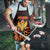 Montenegro Apron Coat Of Arms Fire Style - Wonder Print Shop