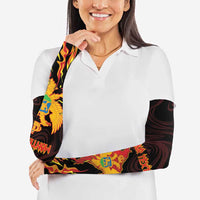 Montenegro Arm Sleeves Coat Of Arms Fire Style - Wonder Print Shop