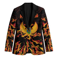 Personalized Montenegro Blazer Coat Of Arms Fire Style - Wonder Print Shop