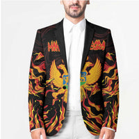 Personalized Montenegro Blazer Coat Of Arms Fire Style - Wonder Print Shop