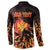 Personalized Montenegro Button Sweatshirt Coat Of Arms Fire Style - Wonder Print Shop