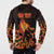 Personalized Montenegro Button Sweatshirt Coat Of Arms Fire Style - Wonder Print Shop