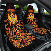 Montenegro Car Seat Cover Coat Of Arms Fire Style - Wonder Print Shop