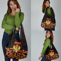 Montenegro Grocery Bag Coat Of Arms Fire Style - Wonder Print Shop