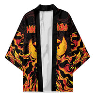 Personalized Montenegro Kimono Coat Of Arms Fire Style - Wonder Print Shop