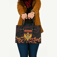 Montenegro Leather Bag Coat Of Arms Fire Style - Wonder Print Shop