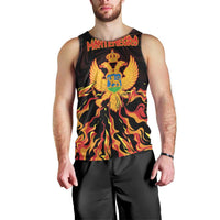 Personalized Montenegro Men Tank Top Coat Of Arms Fire Style - Wonder Print Shop
