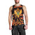 Personalized Montenegro Men Tank Top Coat Of Arms Fire Style - Wonder Print Shop