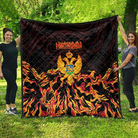 Montenegro Quilt Coat Of Arms Fire Style - Wonder Print Shop
