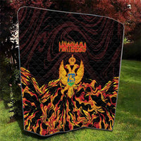 Montenegro Quilt Coat Of Arms Fire Style - Wonder Print Shop