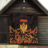Montenegro Quilt Coat Of Arms Fire Style - Wonder Print Shop